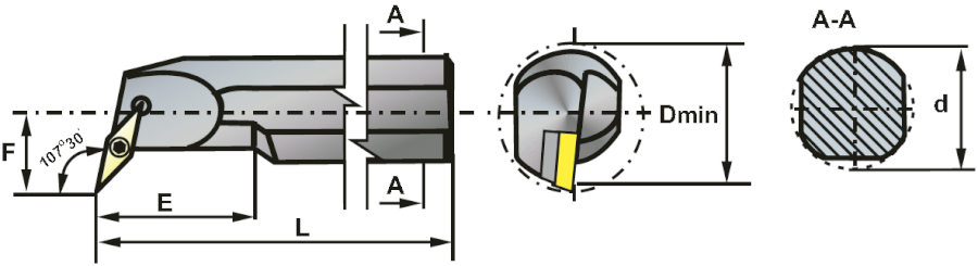 S32U-SVQCR16 soustružnický držák